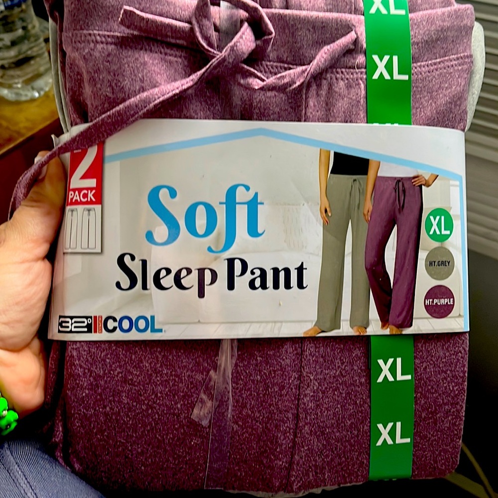 Womens super soft and comfy pajama pants. 2 pair in package.